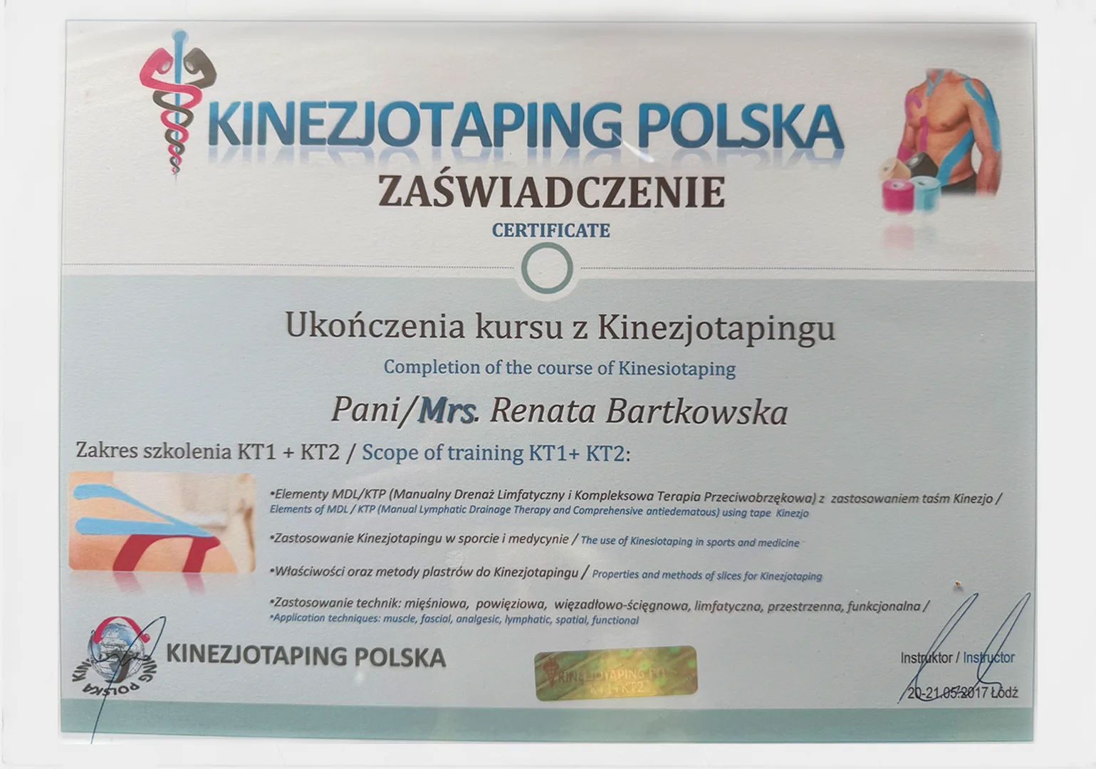 Certyfikat-kinezjotaping-polska Certyfikat kinezjotaping Polska