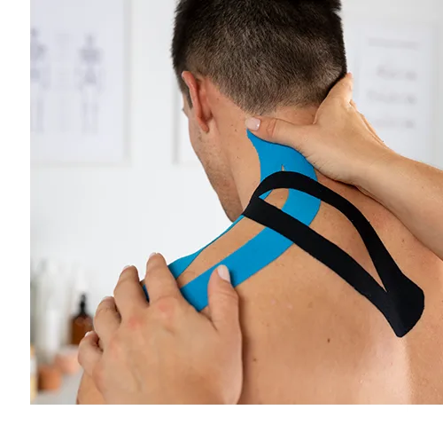 Kinezjotaping-szyja Kinezjotaping szyja